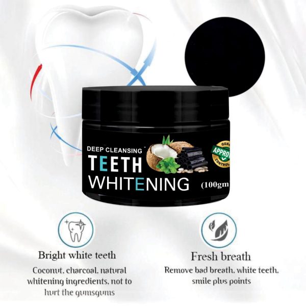 Charcoal Teeth Whitening Powder Deep Cleansing